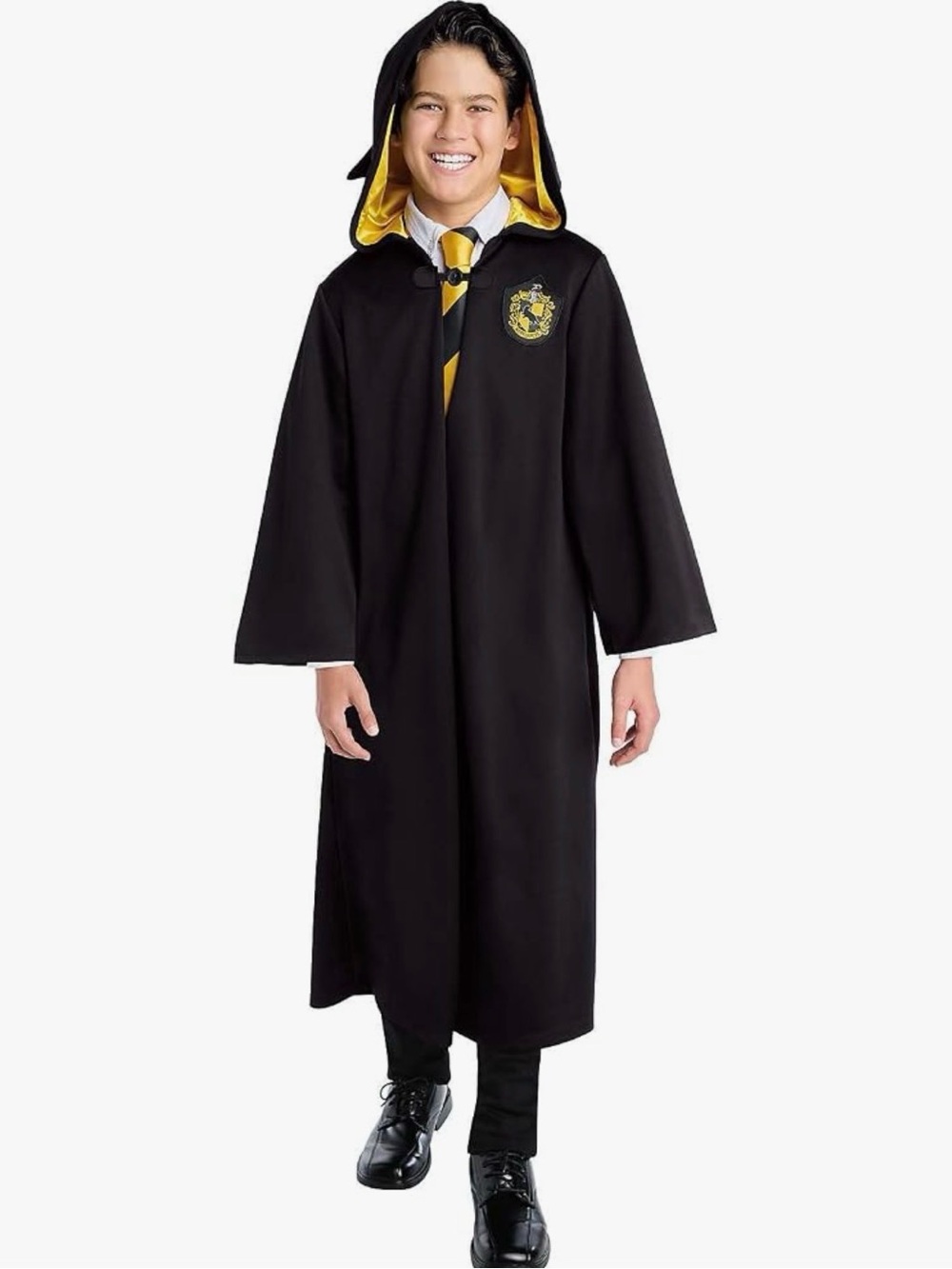 Wizarding World of Harry Potter Wizard Robe Costume with Hood, Kids Size M 7-8